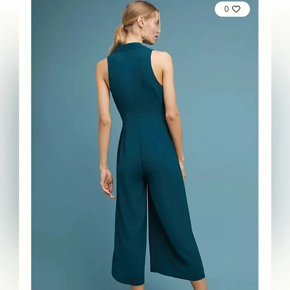 Maeve X Anthropologie Seymour Tie Waist Jumpsuit - Picture 2 of 12